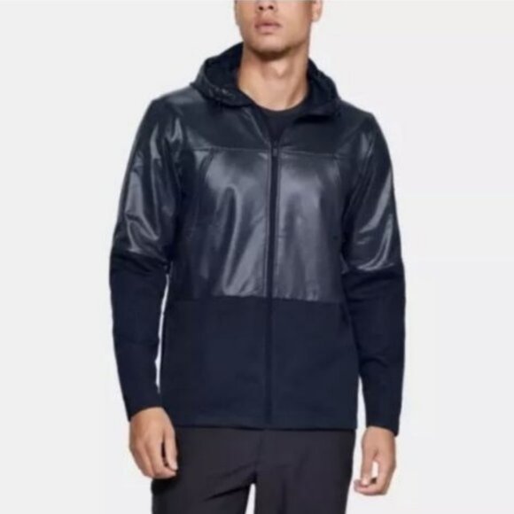 Under Armour Men's Unstoppable Storm Blue Shell  Jacket Size XL NWT - Picture 2 of 12